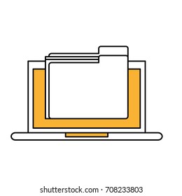 Isolated laptop and file design