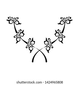 Isolated laurel wreath icon on a white background - Vector
