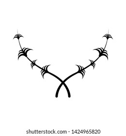 Isolated laurel wreath icon on a white background - Vector