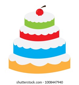 Isolated layer cake