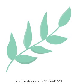 Isolated leaf design vector illustration