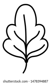 Isolated leaf design vector illustration