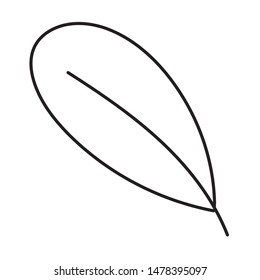 Isolated leaf design vector illustration
