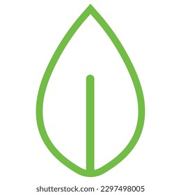 Isolated leaf icon flat design Vector