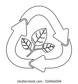 Isolated leaf plant design