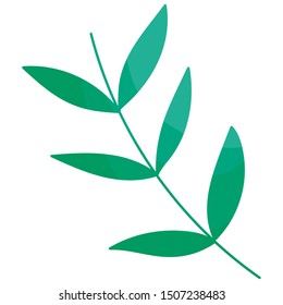 Isolated leaf vector design vector illustration