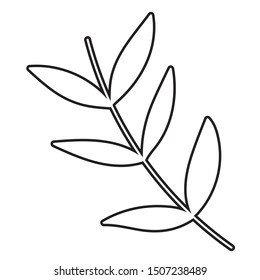 Isolated leaf vector design vector illustration
