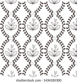 Isolated leaves background design vector illustrator
