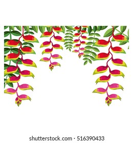 Isolated leaves decoration design