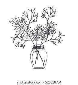Isolated leaves decoration design