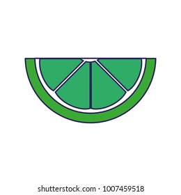 Isolated lemon design