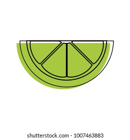 Isolated lemon design