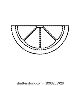 Isolated lemon design