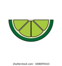 Isolated lemon design