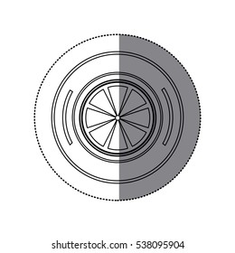 Isolated lemon design