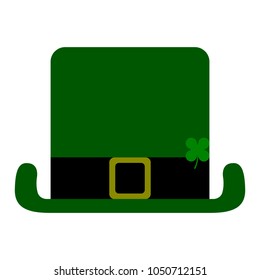 Isolated leprechaun hat icon. Patrick day