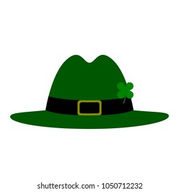 Isolated leprechaun hat icon. Patrick day