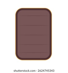 Isolated letter wood coffee shop things objects illustration