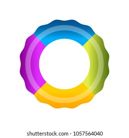 Isolated lifesaver icon