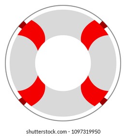 Isolated lifesaver icon