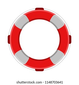 Isolated lifesaver icon