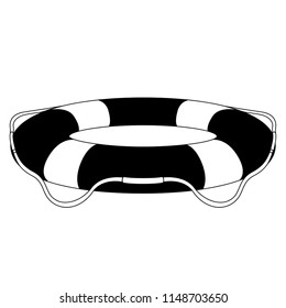 Isolated lifesaver icon