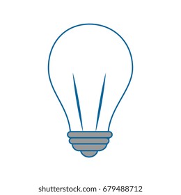 isolated light bulb