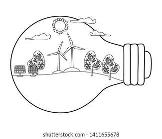 Isolated light bulb and save energy design