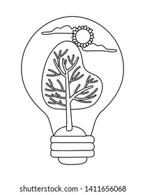 Isolated light bulb and save energy design