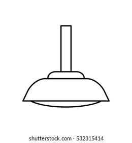 Isolated light lamp icon vector illustration graphic design