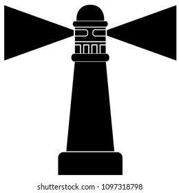 Isolated lighthouse icon