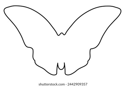 isolated linear icon of insect in doodle style in vector. icon template for app logo sticker poster print design