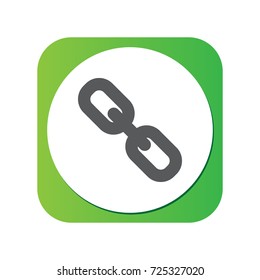 Isolated Link Icon Symbol On Clean Background. Vector Hyperlink Element In Trendy Style.