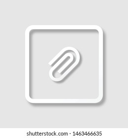 isolated link icon vector. modern 3d icon button. 