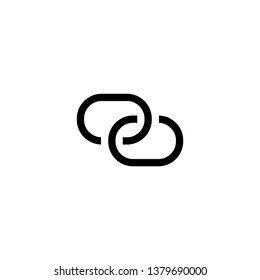 Isolated Linked Icon Vector , Pictogram