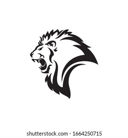 Isolated lion symbol - vector illustration