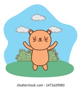Isolated lioness cartoon vector design