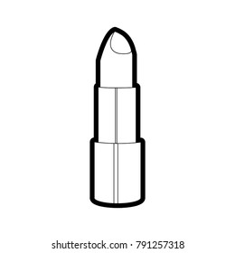 Isolated lipstick design
