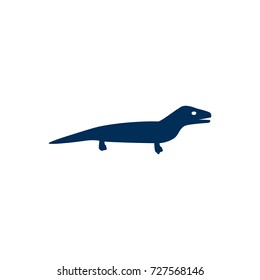 Isolated Lizard Icon Symbol On Clean Background. Vector Gecko Element In Trendy Style.