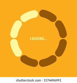 Isolated loading bars. Progress bar - Vector illustration desing