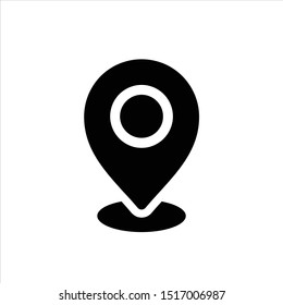 isolated location icon on a white background from a geography collection. trendy location icons and modern location symbols for logos, web, applications.