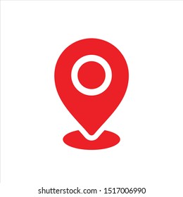 isolated location icon on a white background from a geography collection. trendy location icons and modern location symbols for logos, web, applications.