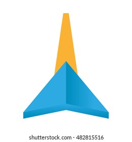 Isolated location icon on a white background, Vector illustration