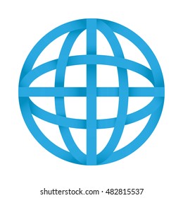 Isolated location icon on a white background, Vector illustration