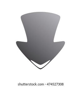Isolated location pin, Vector illustration