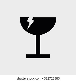 Isolated logistic & delivery icon on a white background
