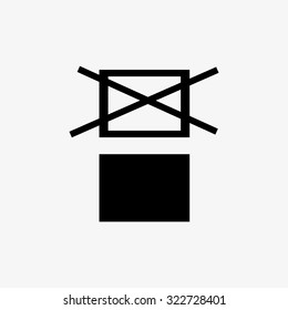 Isolated logistic & delivery icon on a white background