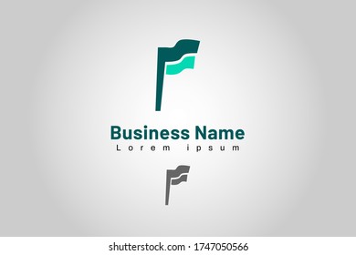 Isolated Logo Template Initial Company, used for brand mark, marketing, print, and website