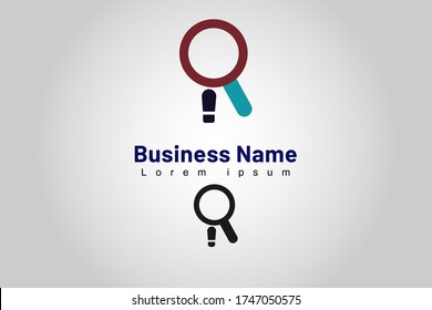 Plantilla de logotipo aislado Empresa inicial, utilizada para marcas, marketing, impresión y sitio web