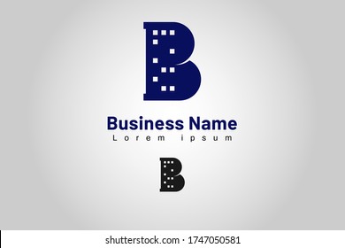 Isolated Logo Template Initial Company, used for brand mark, marketing, print, and website